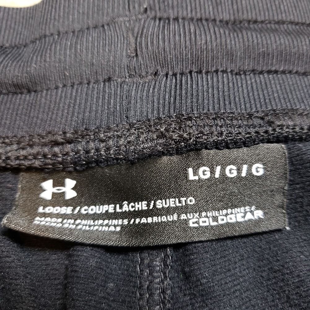 Under Armour Sportstyle Joggers Pants Men Large Black Sweatpants - Picture 4 of 9